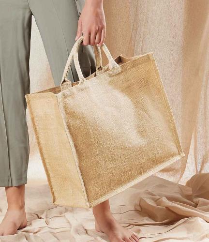 Westford Mill Jute Jumbo Shopper - NAT - ONE